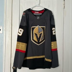 Fanatics Vegas Golden Knights Gray and Black Hockey Jersey with Gold Accents